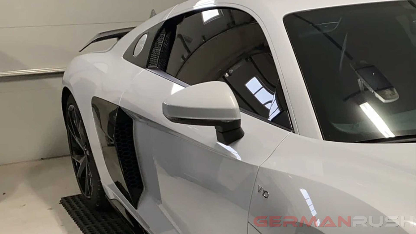 Wing GT Style in Carbon Fiber for the Audi R8 4S, GT Wing, Gen 2, 2nd Gen, aggressive look, aerodynamic, improve stability, down force, Factory Style,