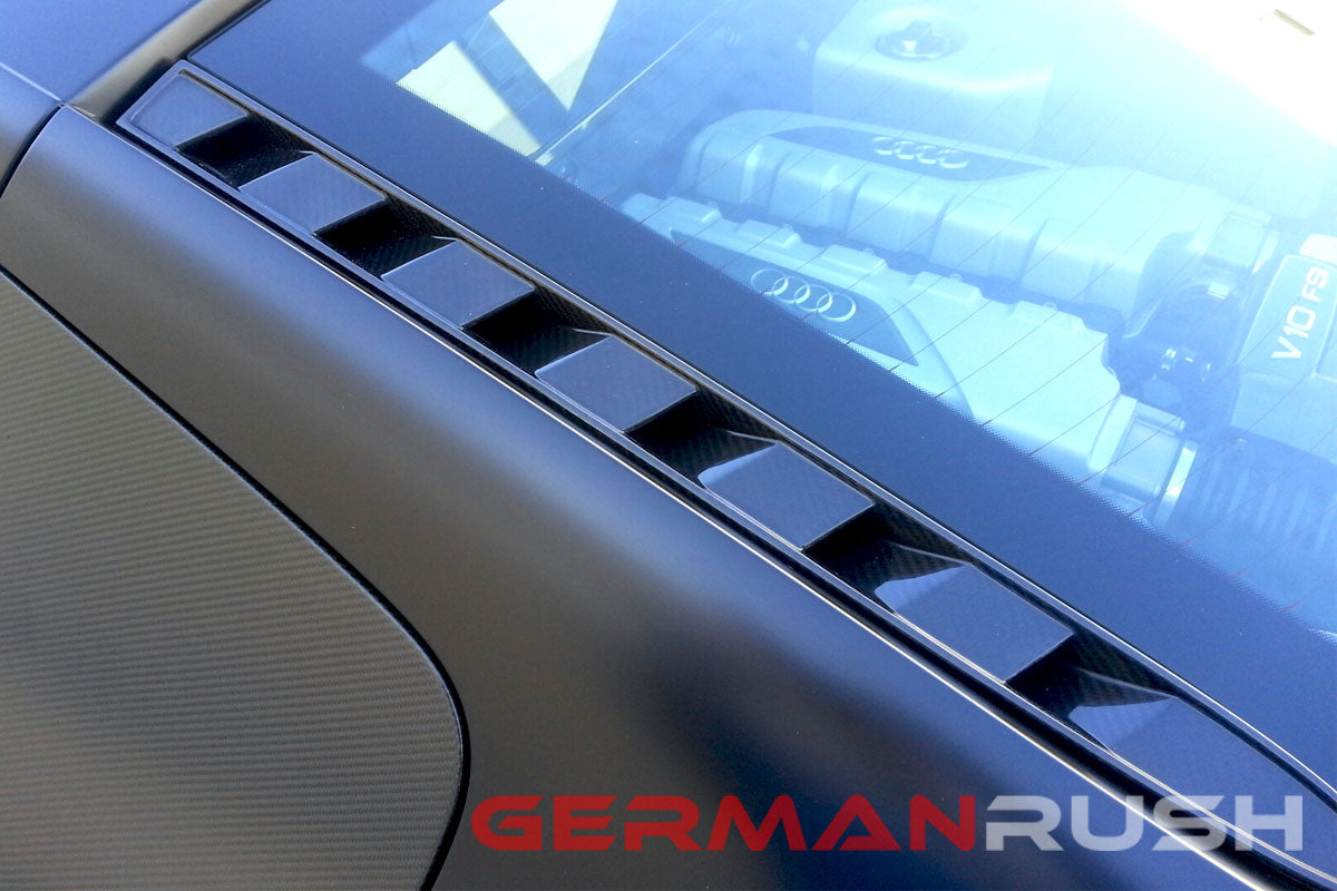 Rear Engine Vents Coupe in Carbon Fiber for Audi R8 2007-2014