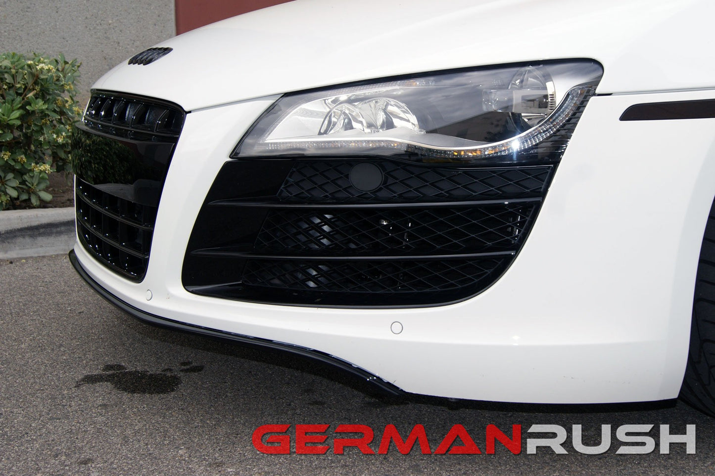 Front Splitter for Audi R8 2007-2015 in Carbon Fiber or Fiberglass