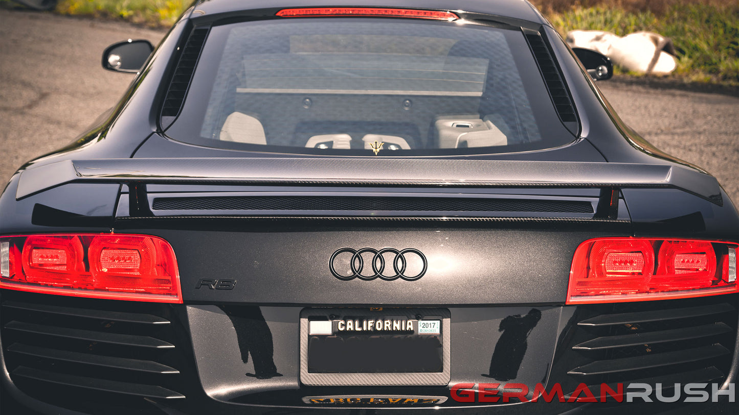Wing 2nd Gen Style For Audi R8 2007-2015 In Carbon Fiber Or Fiberglass For The Coupe And Spyder
