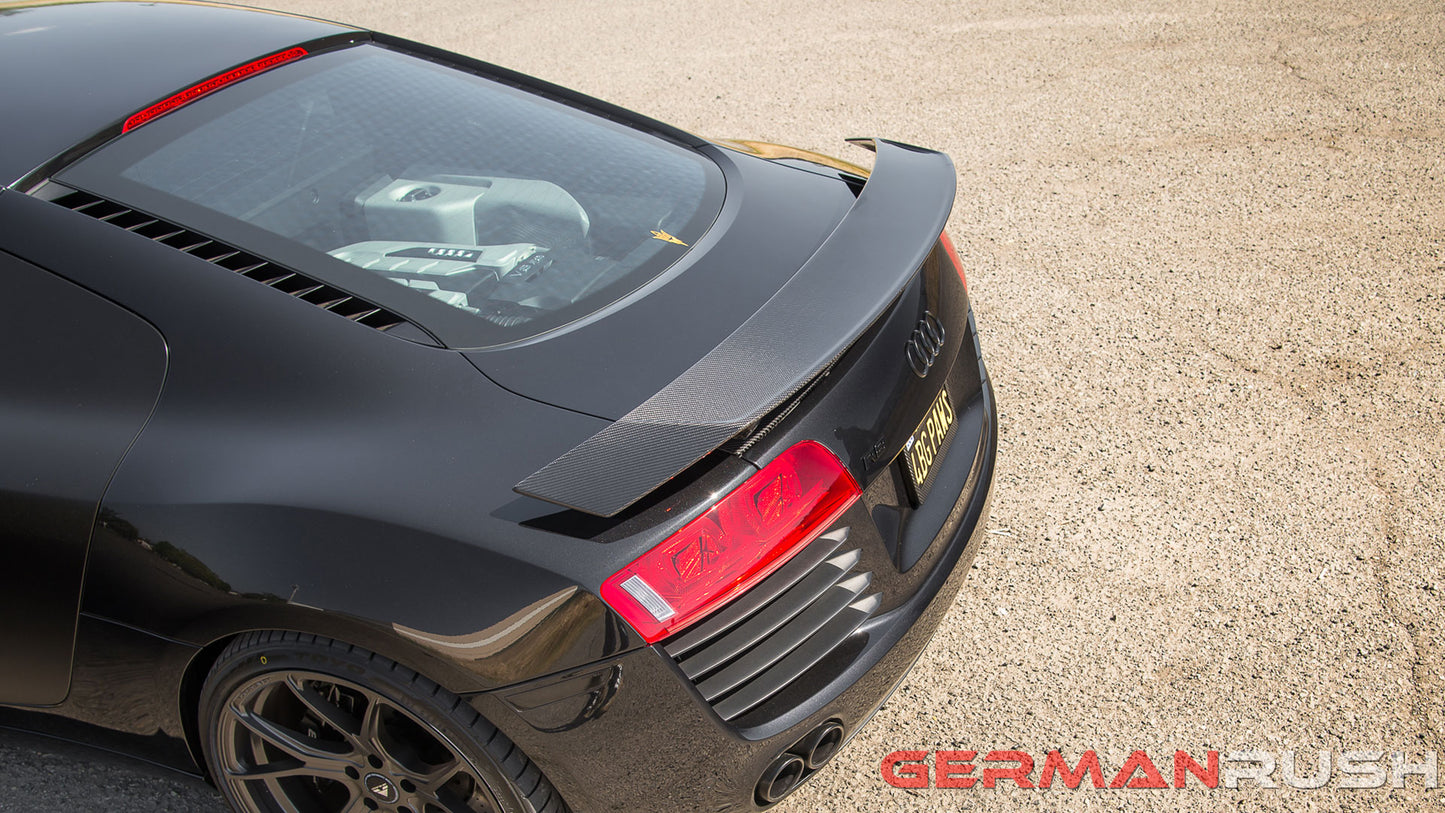 Wing 2nd Gen Style For Audi R8 2007-2015 In Carbon Fiber Or Fiberglass For The Coupe And Spyder