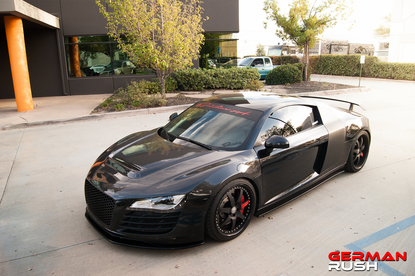 Wing 2nd Gen HI Style for Audi R8 2007-2015 in Carbon Fiber or Fiberglass for the coupe and spyder