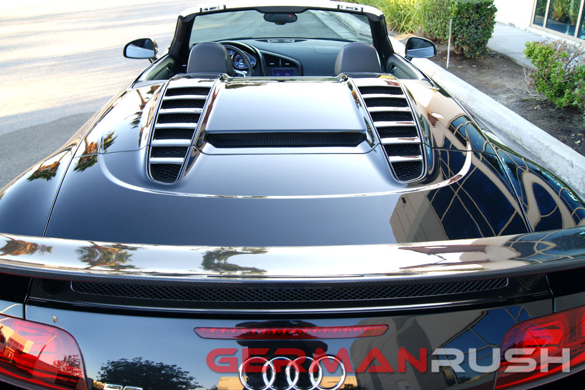 Rear Engine Vents Spyder in Carbon Fiber for Audi R8 2009-2015