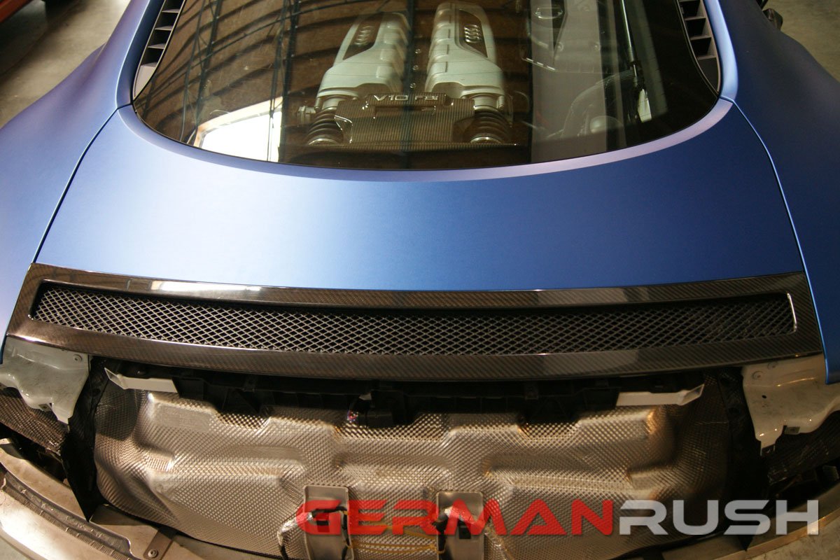 Wind Deflector for Audi R8 2007-2015 in Carbon Fiber or Fiberglass