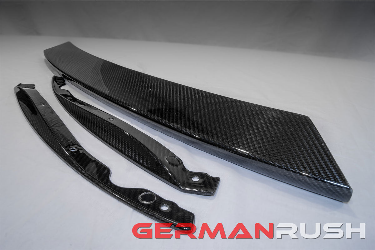 Front Splitter and Side Splitter Kit Carbon Fiber Jaguar F-Type 2014-2016