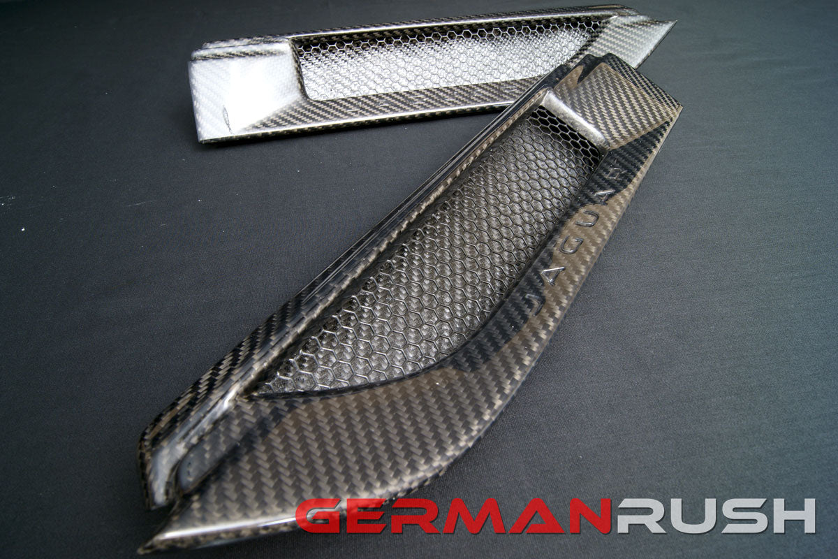 Side Power Vents Carbon Fiber Jaguar F-Type by German Rush