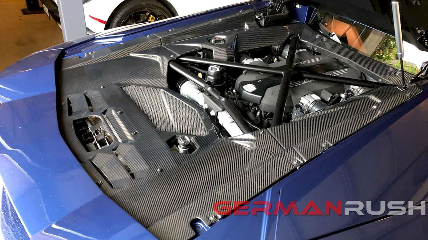 Lamborghini Aventador 2011-2019 Carbon Fiber 6 piece Engine Bay Kit by GR