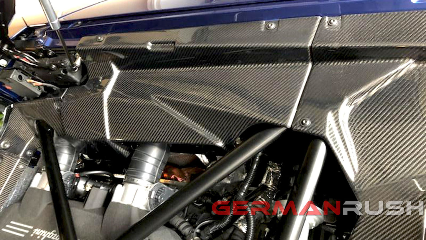 Lamborghini Aventador 2011-2019 Carbon Fiber 6 piece Engine Bay Kit by GR