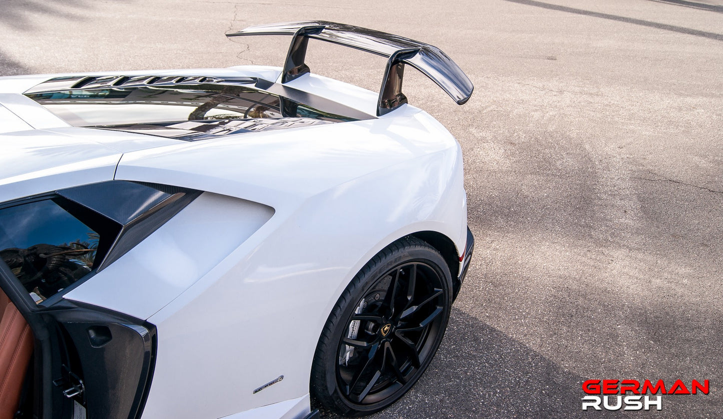 Coupe Side Window Vents Carbon Fiber Lamborghini Huracan 14-19