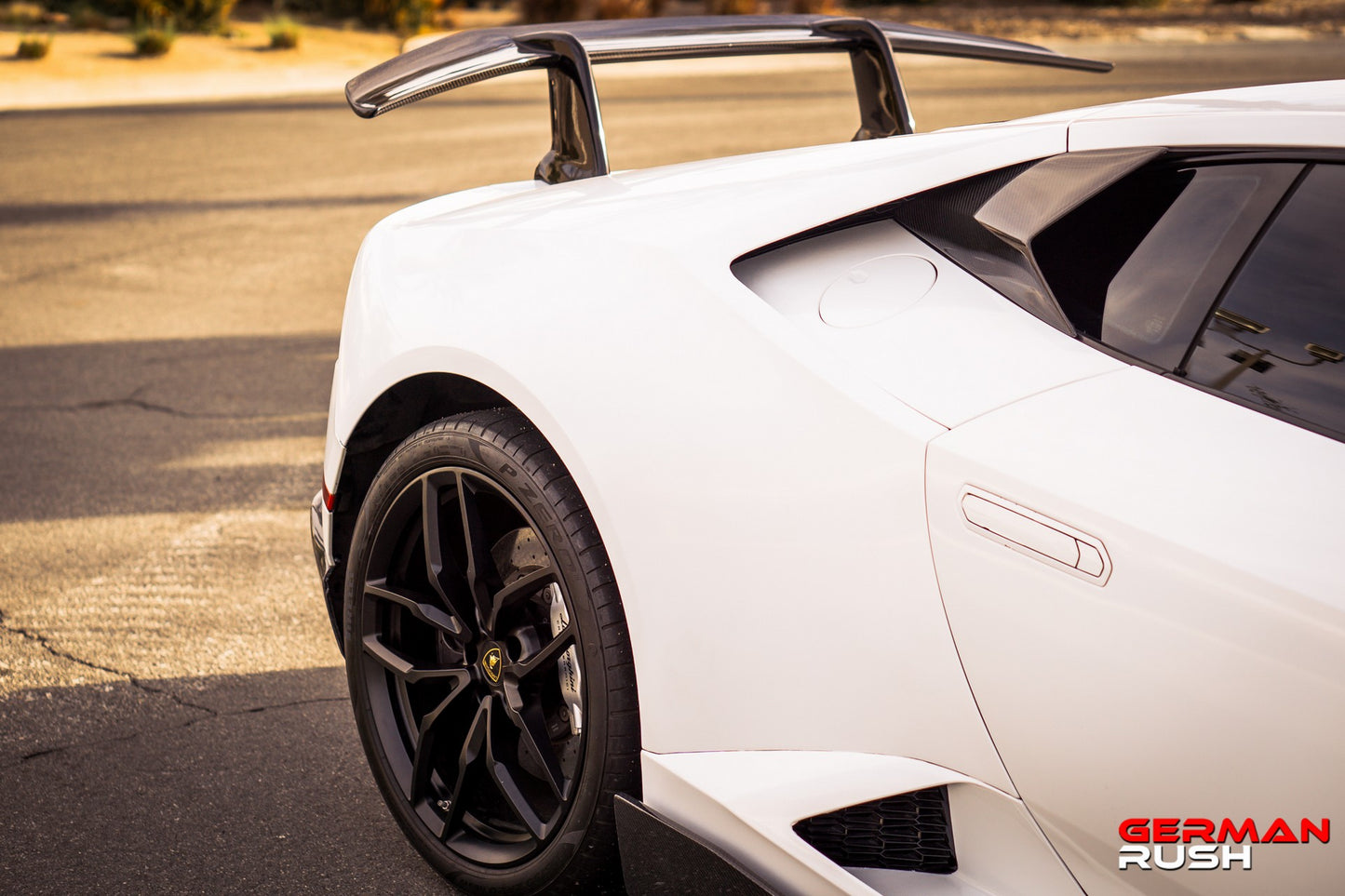 Coupe Side Window Vents Carbon Fiber Lamborghini Huracan 14-19