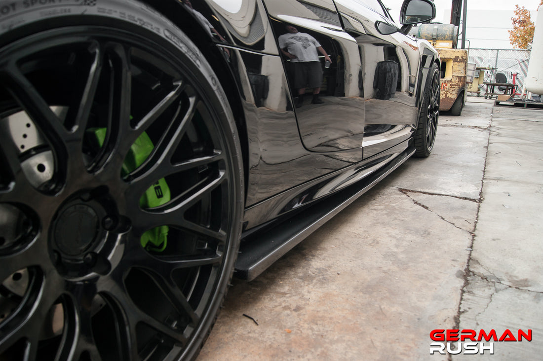 Check out our new SIDE SPLITTER FOR AUDI R8 2007-2015 IN CARBON FIBER OR FIBERGLASS