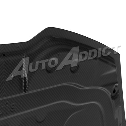 2014–2024 Lamborghini Huracán Type-Tecnica V-Shaped Dry Double-Sided Carbon Fiber Hood