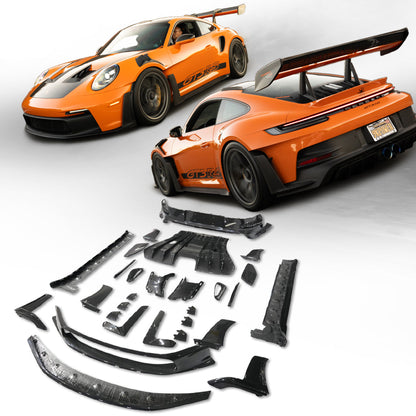 2023-2026 Porsche 992 GT3 RS Track Package Pre Preg Carbon Fiber 28pc Kit