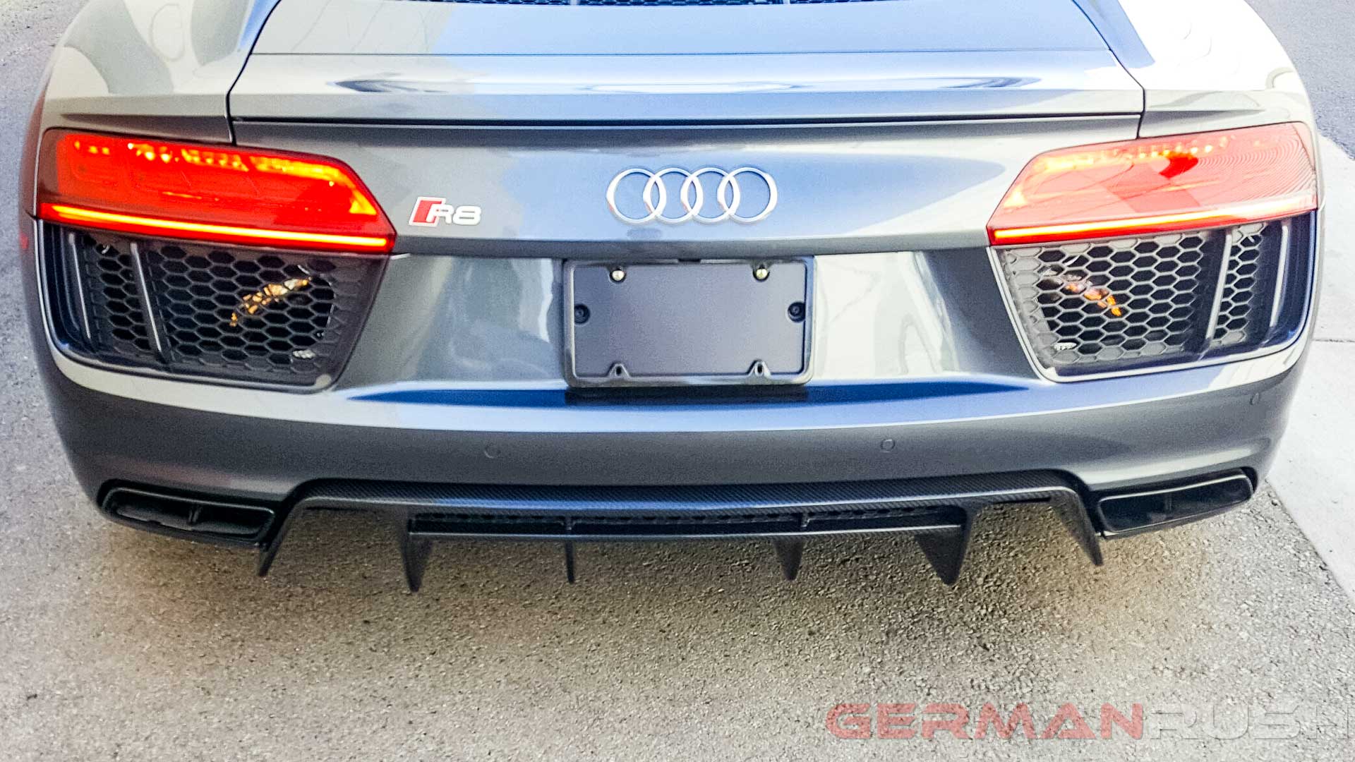 Rear Diffuser in Carbon Fiber for the Audi R8 4S 2016-2018 – German Rush