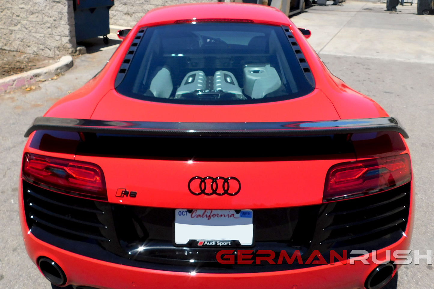 Rear Engine Vents Coupe in Carbon Fiber for Audi R8 2007-2014