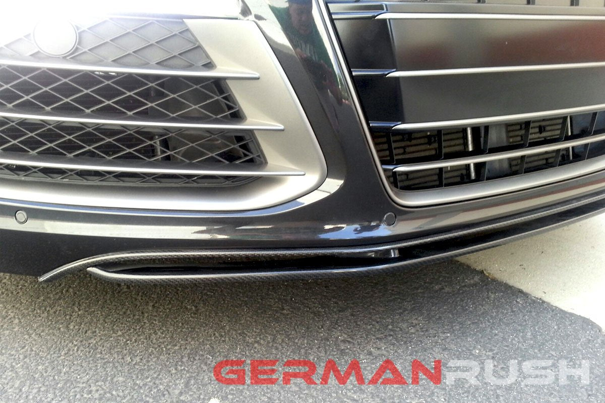 Front Splitter GT Style for Audi R8 2007-2015 in Carbon Fiber or Fiberglass