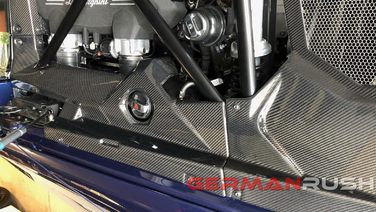Lamborghini Aventador 2011-2019 Carbon Fiber 6 piece Engine Bay Kit by GR